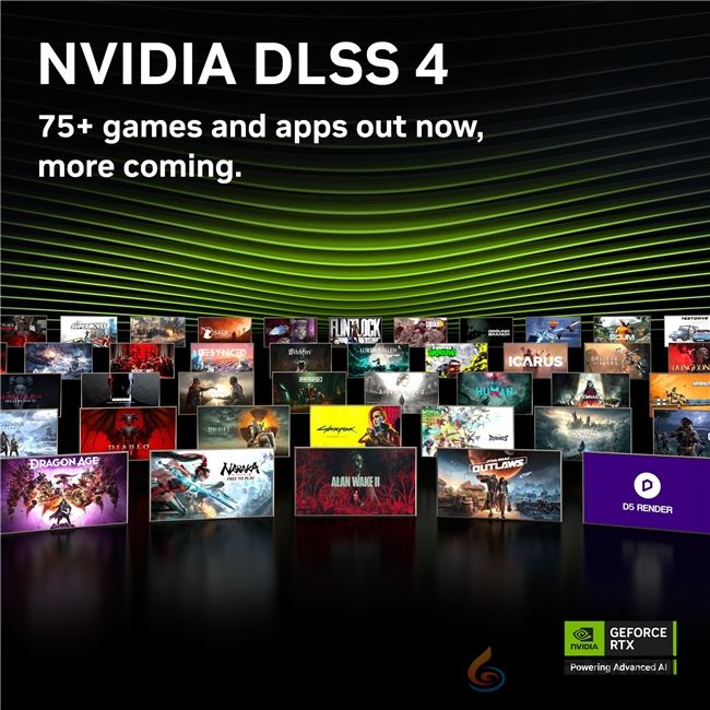 RTX 5090 D和5080现已推出 —— 以及带有多帧生成功能的DLSS 4，全新GeForce Game Ready驱动和NVIDIA App(图1)